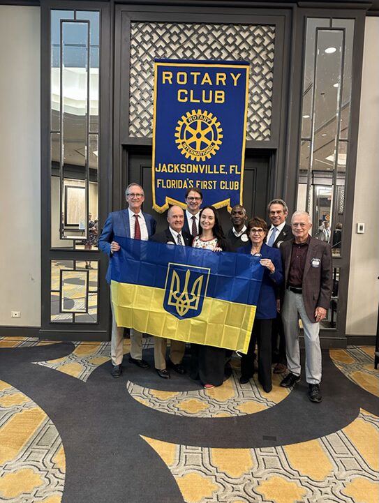 Офтальмолог Вікторія Галько виступила запрошеною спікеркою на засіданні The Rotary Club of Jacksonville (США) | Lviv Medical Center | Львів Медікал Центр | ЛМЦ